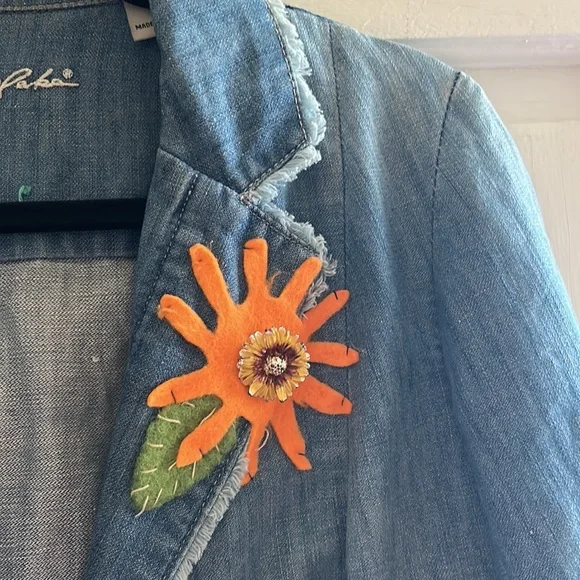 Bob Timberlake Jean Jacket Sz Small - Picture 7 of 12